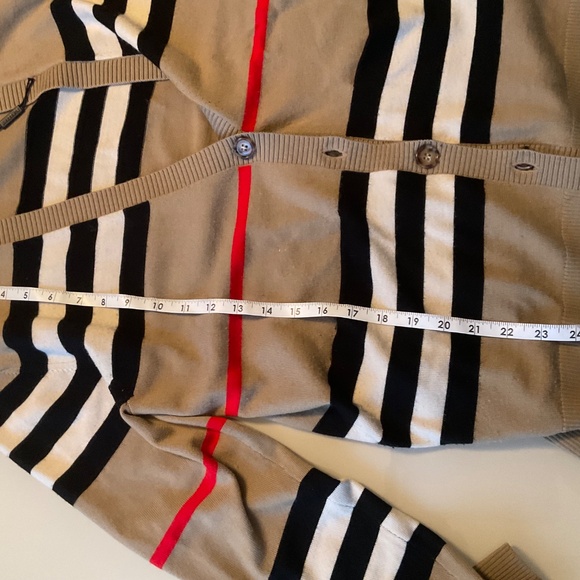 Burberry Multicolor Striped Cardigan - Picture 5 of 6